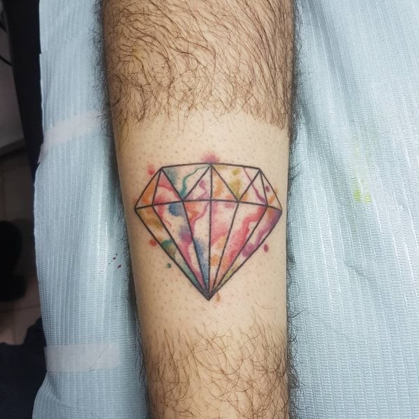 tatuaje diamante 278