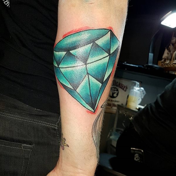 tatuaje diamante 287