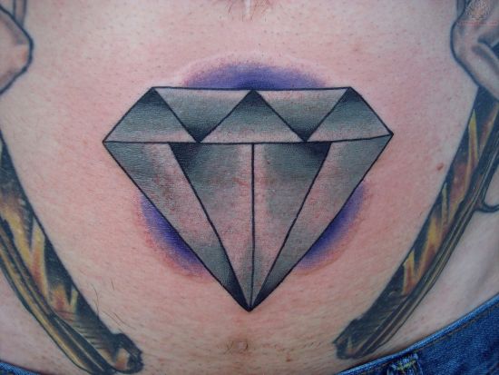 tatuaje diamante 308