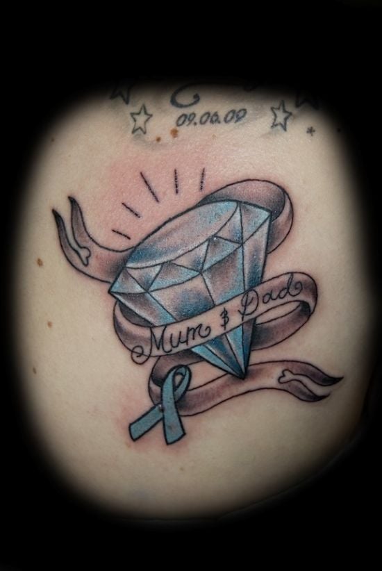 tatuaje diamante 338