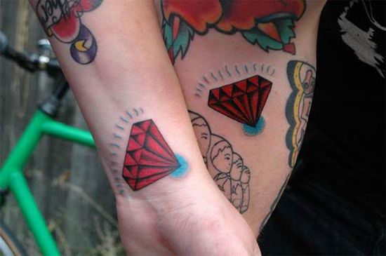 tatuaje diamante 347