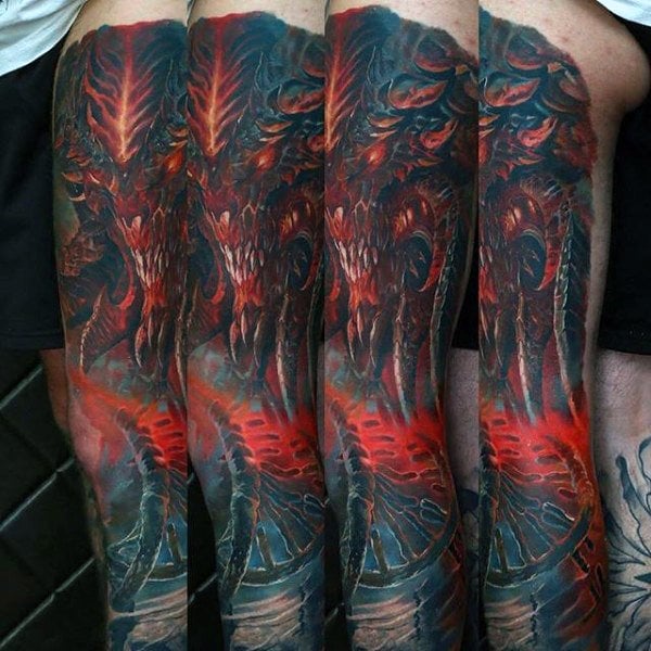 tatuaje demonio 164