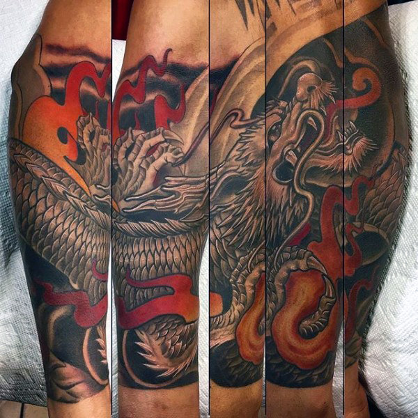 tatuaje dragon chino 12