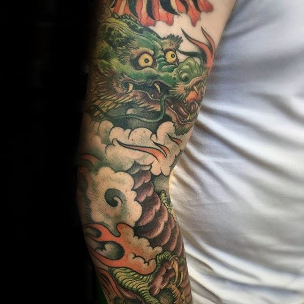 tatuaje dragon chino 24