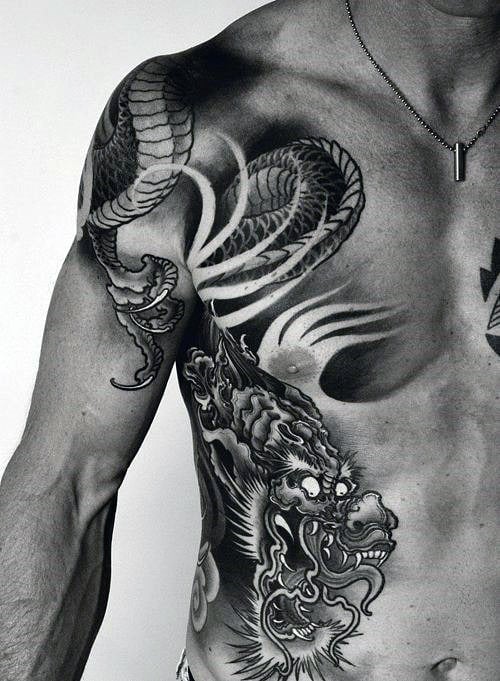 tatuaje dragon chino 36