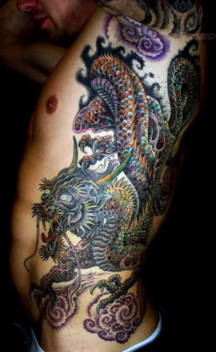 tatuaje dragon chino 46