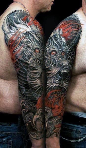 tatuaje dragon chino 50