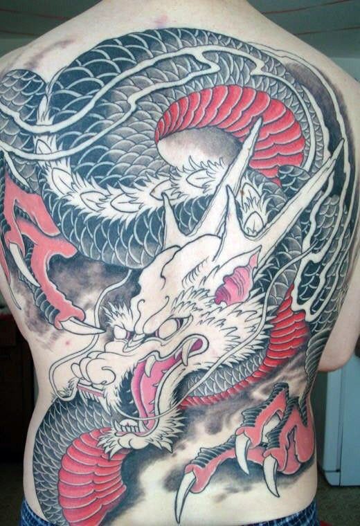 tatuaje dragon chino 74