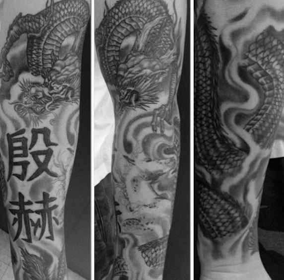 tatuaje dragon chino 80