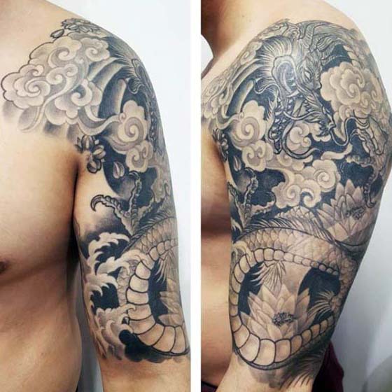 tatuaje dragon japones 105