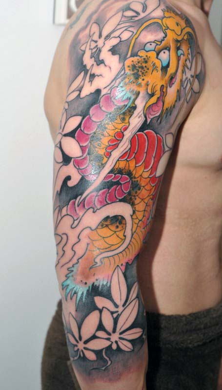 tatuaje dragon japones 123