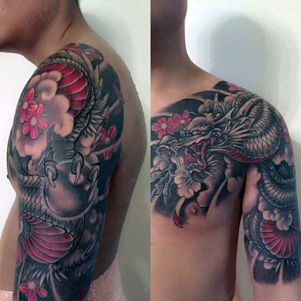 tatuaje dragon japones 141