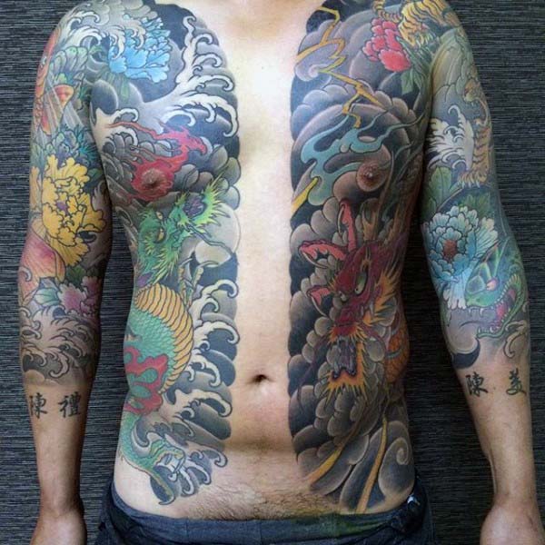 tatuaje dragon japones 145