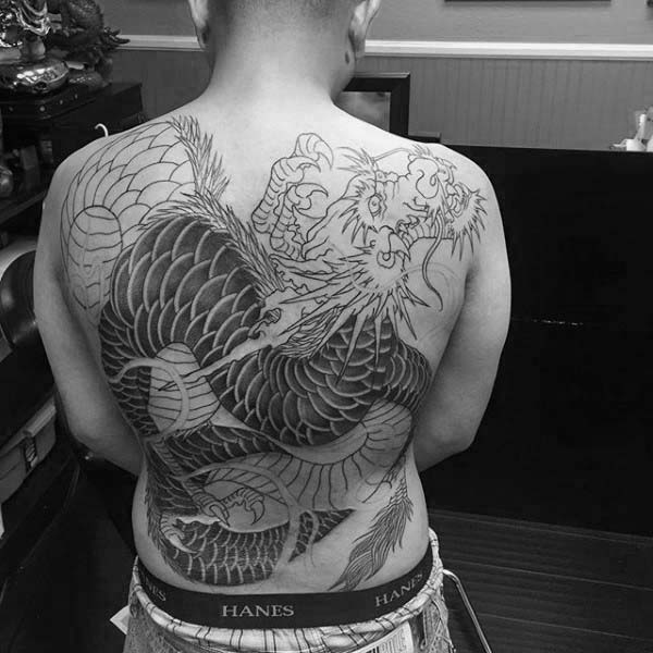 tatuaje dragon japones 169