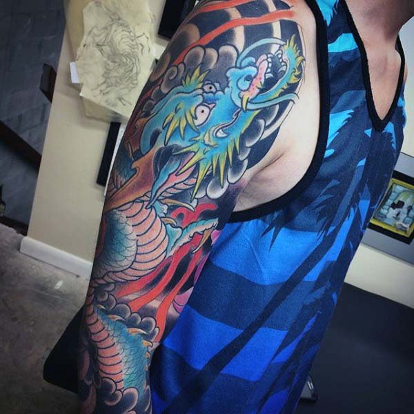 tatuaje dragon japones 23