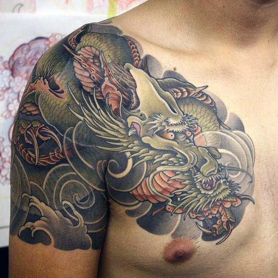 tatuaje dragon japones 55