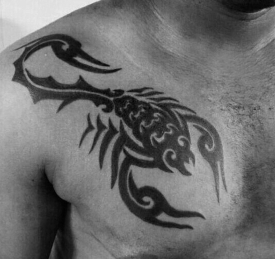 tatuaje escorpion tribal 13