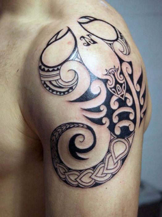tatuaje escorpion tribal 55