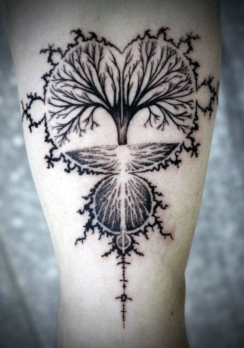tatuaje fractal 137