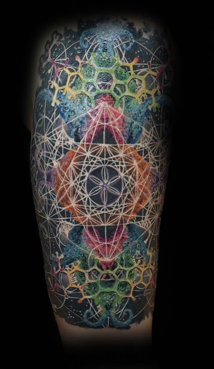 tatuaje fractal 45
