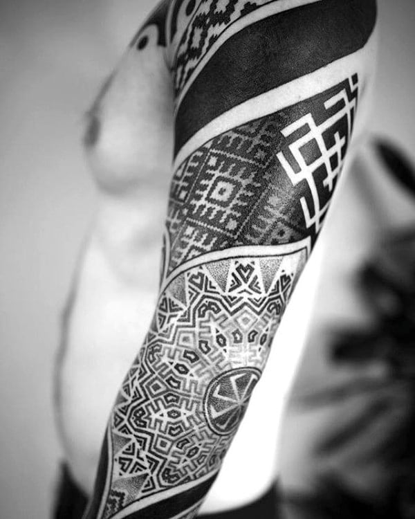 tatuaje fractal 85