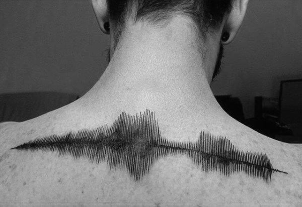 tatuaje ondas sonido 43