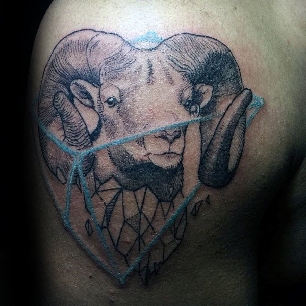 tatuaje signo aries 114