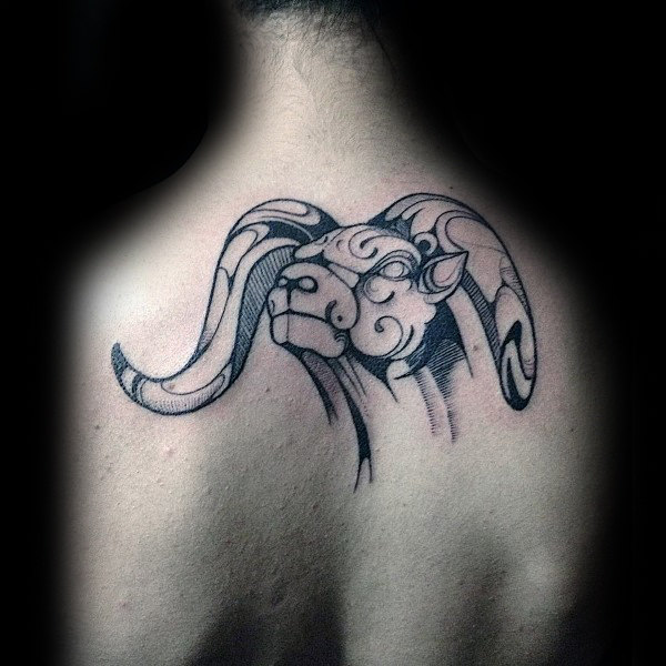 tatuaje signo aries 126