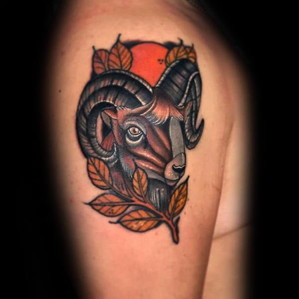 tatuaje signo aries 129