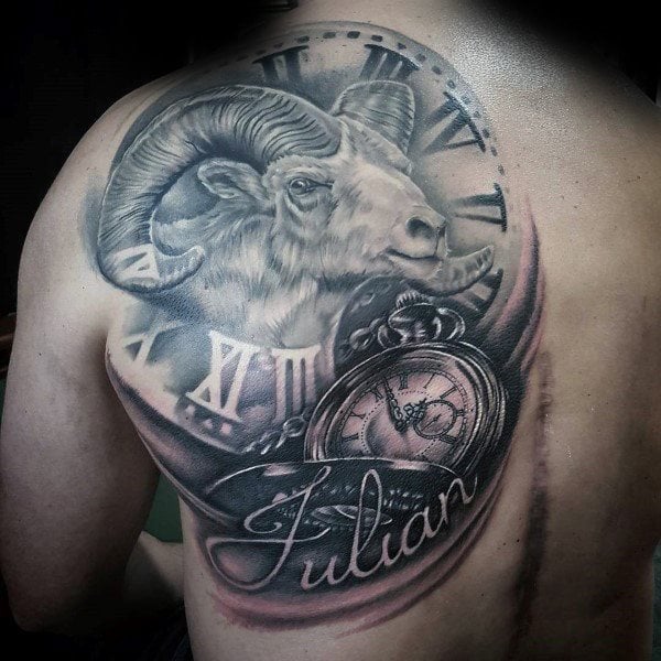 tatuaje signo aries 153