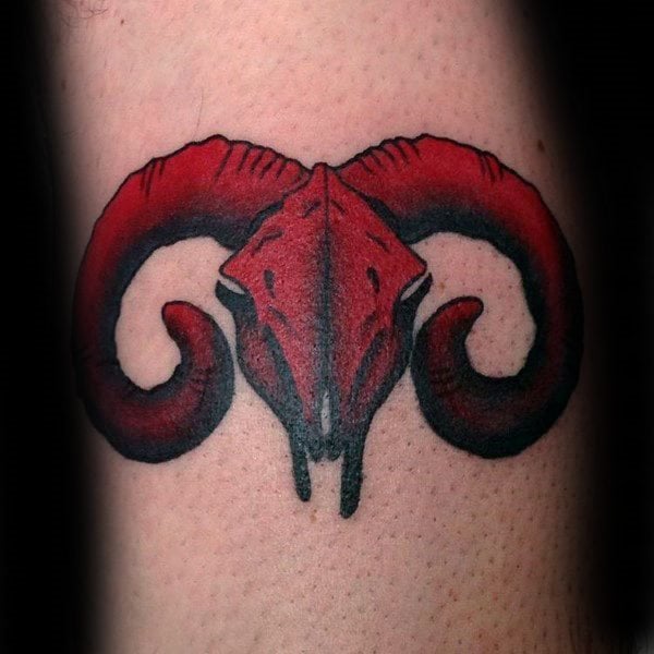 tatuaje signo aries 156