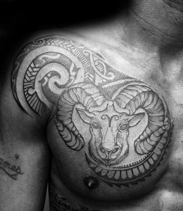 tatuaje signo aries 207