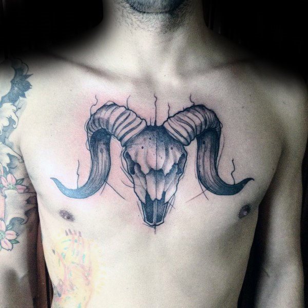 tatuaje signo aries 213