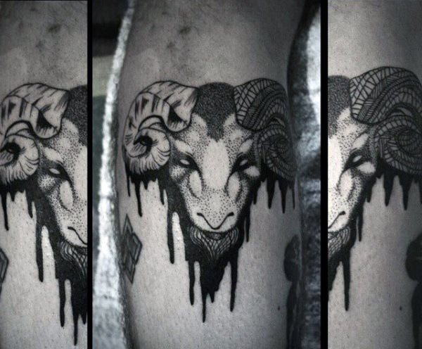 tatuaje signo aries 219