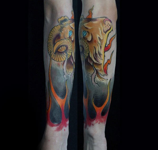 tatuaje signo aries 51