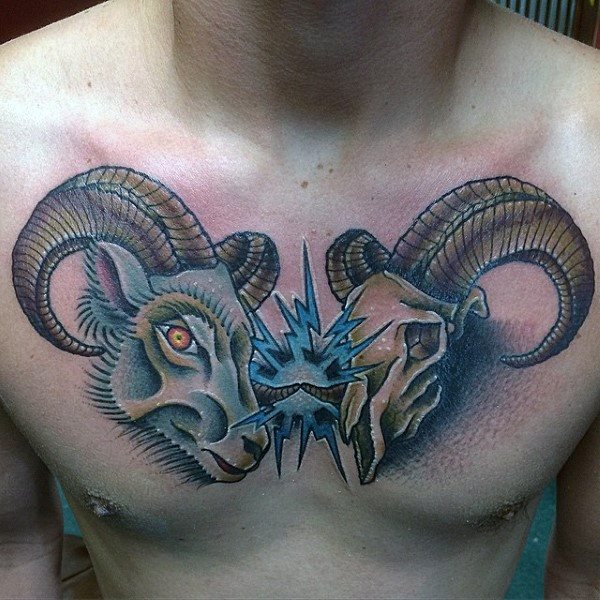 tatuaje signo aries 63