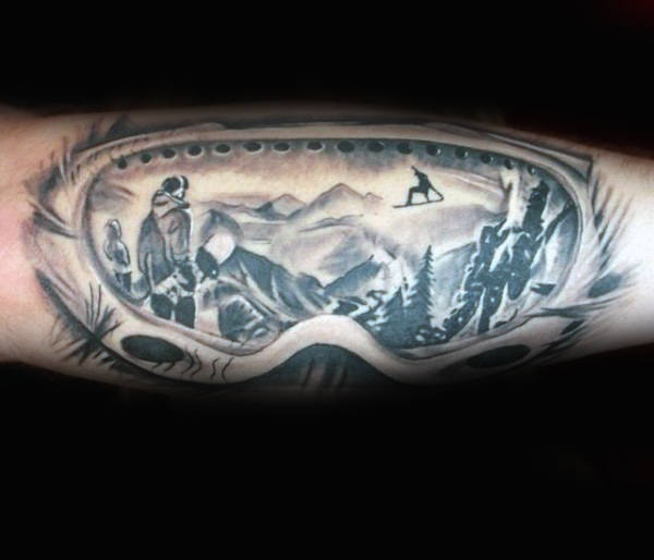 tatuaje snowboarding 161