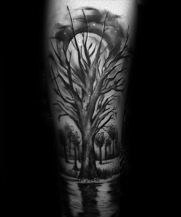 tatuaje bosque 108