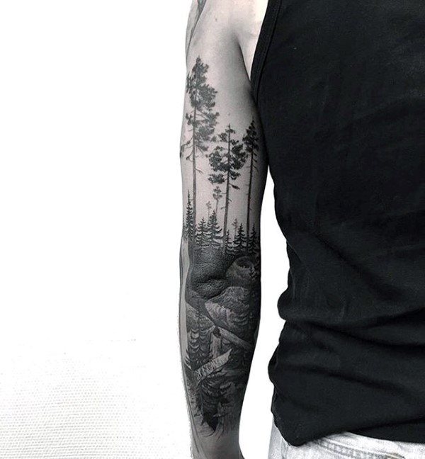 tatuaje bosque 126