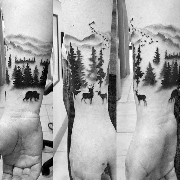 tatuaje bosque 129