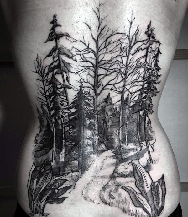 tatuaje bosque 135