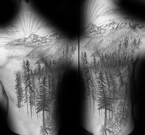 tatuaje bosque 150