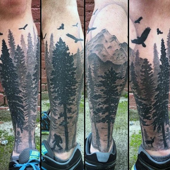 tatuaje bosque 162