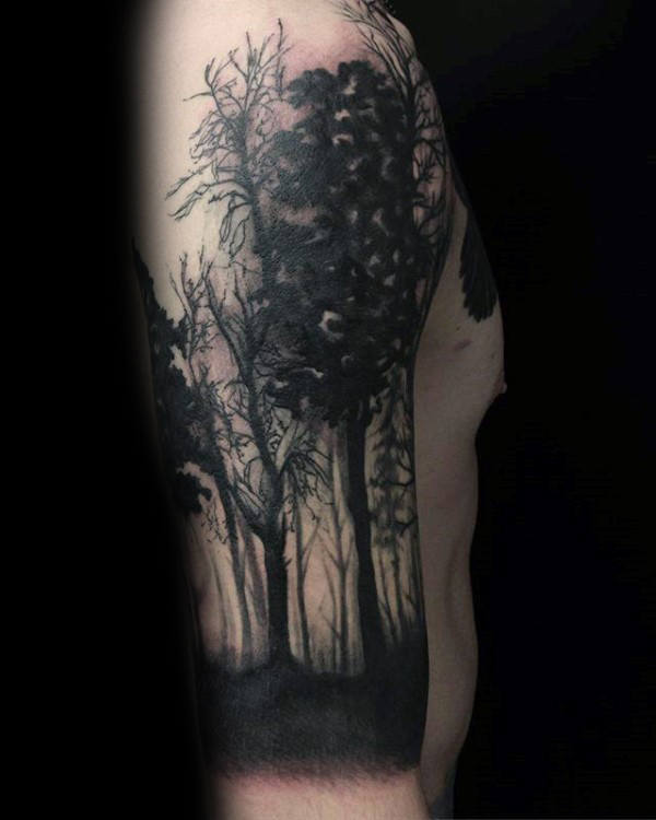 tatuaje bosque 165