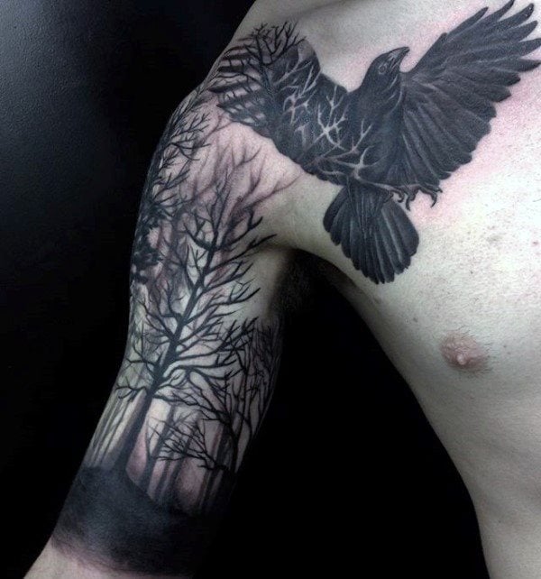 tatuaje bosque 18