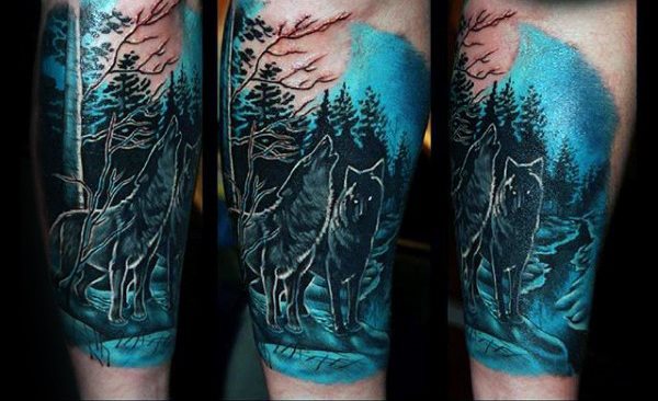 tatuaje bosque 39