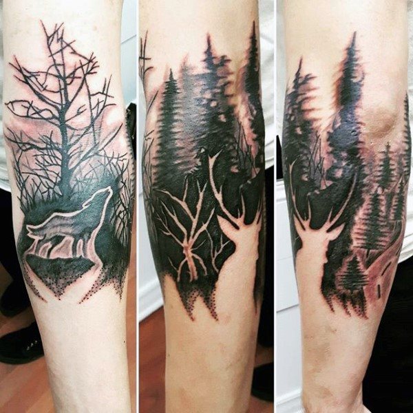 tatuaje bosque 90