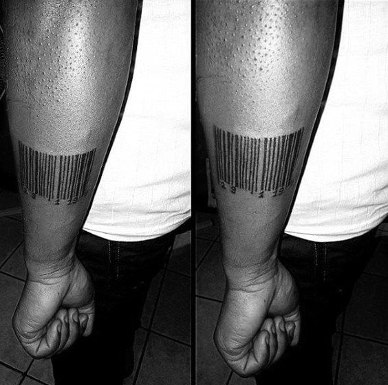 tatuaje codigo barras 87