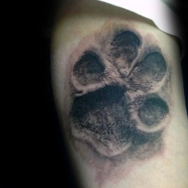 tatuaje huella pisada perro 03