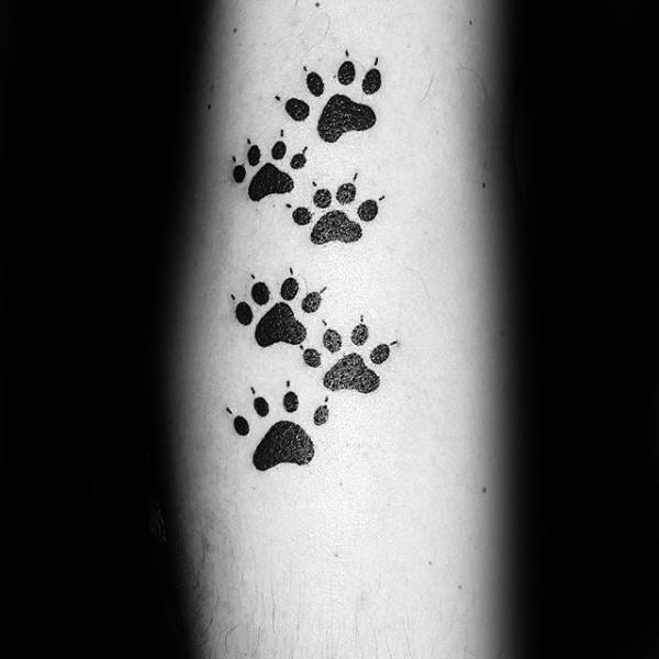 tatuaje huella pisada perro 27